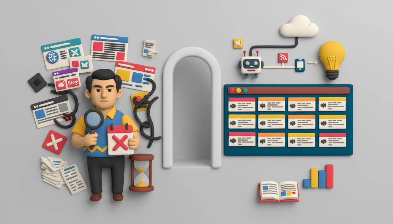 Automatización del seguimiento de noticias con un flujo que captura titulares y los lleva a un tablero de Trello ya preparado